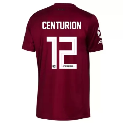 Miesten Jalkapallo Ezequiel Centurion 12 Vieraspaita Bourgogne Pelipaita 2019/20 Lyhythihainen Paita