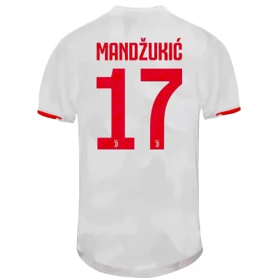 Lapset Jalkapallo Mario Mandzukic 17 Vieraspaita Harmaa Pelipaita 2019/20 Lyhythihainen Paita