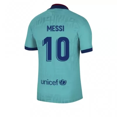 Lapset Jalkapallo Lionel Messi 10 3. Paita Sininen Pelipaita 2019/20 Lyhythihainen Paita