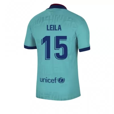 Lapset Jalkapallo Leila Ouahabi 15 3. Paita Sininen Pelipaita 2019/20 Lyhythihainen Paita