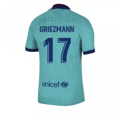 Lapset Jalkapallo Antoine Griezmann 17 3. Paita Sininen Pelipaita 2019/20 Lyhythihainen Paita