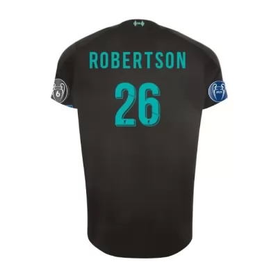Lapset Jalkapallo Andrew Robertson 26 3. Paita Musta Pelipaita 2019/20 Lyhythihainen Paita