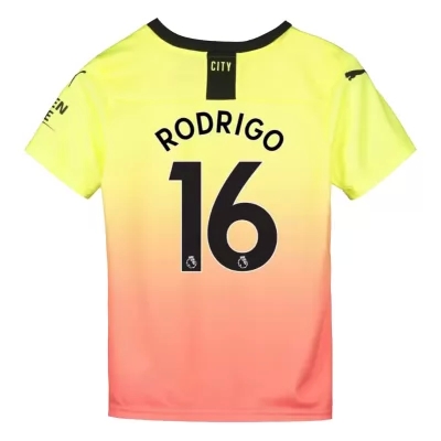 Lapset Jalkapallo Rodrigo 16 3. Paita Keltainen Oranssi Pelipaita 2019/20 Lyhythihainen Paita