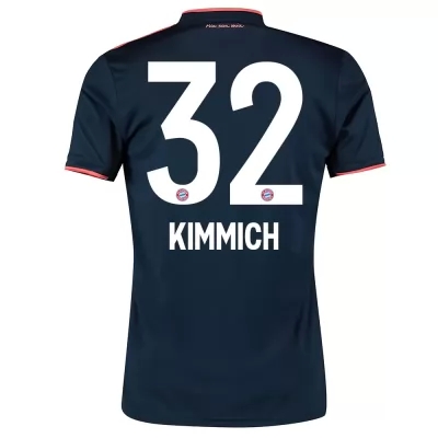 Lapset Jalkapallo Joshua Kimmich 32 3. Paita Laivasto Pelipaita 2019/20 Lyhythihainen Paita