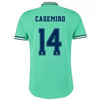 Lapset Jalkapallo Casemiro 14 3. Paita Vihreä Pelipaita 2019/20 Lyhythihainen Paita