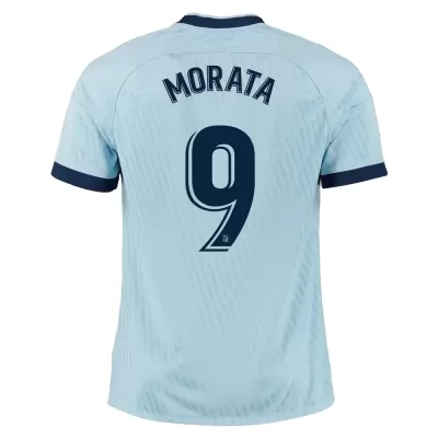 Lapset Jalkapallo Alvaro Morata 9 3. Paita Sininen Pelipaita 2019/20 Lyhythihainen Paita