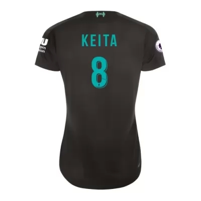 Naisten Jalkapallo Naby Keita 8 3. Paita Musta Pelipaita 2019/20 Lyhythihainen Paita