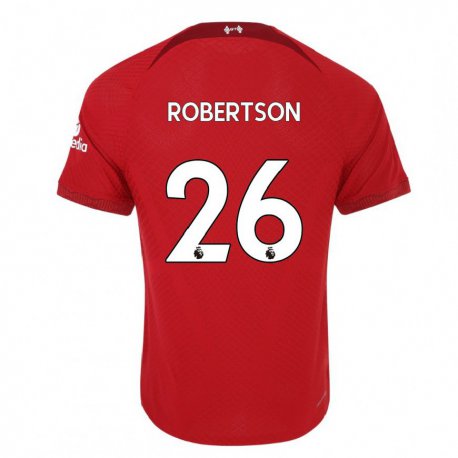 Kandiny Lapset Andrew Robertson #26 Tummanpunainen Kotipaita 2022/23 Lyhythihainen Paita T-paita