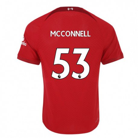 Kandiny Lapset James Mcconnell #53 Tummanpunainen Kotipaita 2022/23 Lyhythihainen Paita T-paita