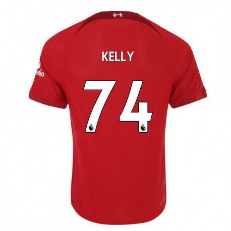 Kandiny Lapset Oscar Kelly #74 Tummanpunainen Kotipaita 2022/23 Lyhythihainen Paita T-paita
