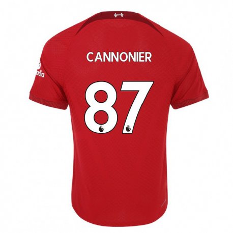 Kandiny Lapset Oakley Cannonier #87 Tummanpunainen Kotipaita 2022/23 Lyhythihainen Paita T-paita