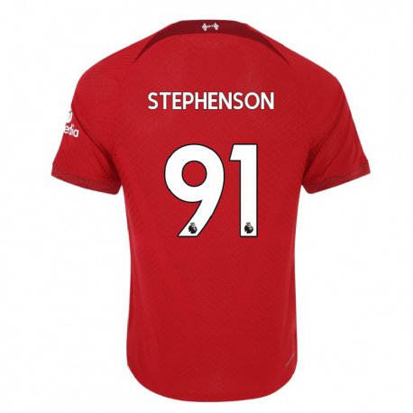 Kandiny Lapset Luca Stephenson #91 Tummanpunainen Kotipaita 2022/23 Lyhythihainen Paita T-paita