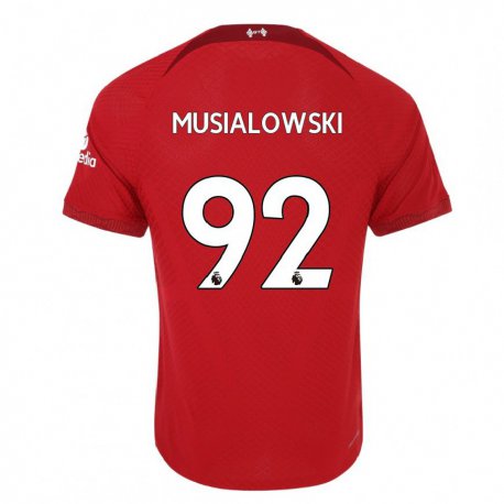Kandiny Lapset Mateusz Musialowski #92 Tummanpunainen Kotipaita 2022/23 Lyhythihainen Paita T-paita