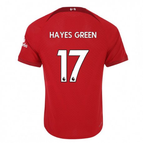 Kandiny Lapset Charlie Hayes-green #17 Tummanpunainen Kotipaita 2022/23 Lyhythihainen Paita T-paita