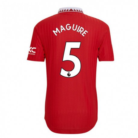 Kandiny Lapset Harry Maguire #5 Punainen Kotipaita 2022/23 Lyhythihainen Paita T-paita