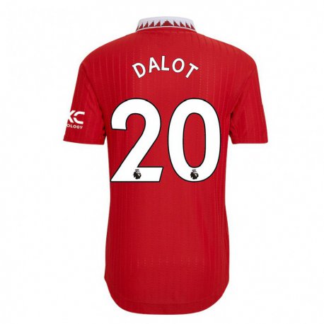 Kandiny Lapset Diogo Dalot #20 Punainen Kotipaita 2022/23 Lyhythihainen Paita T-paita