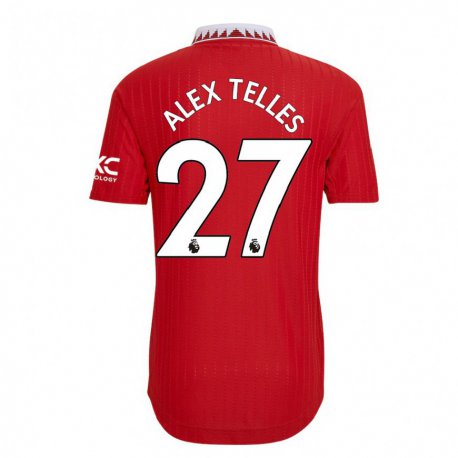 Kandiny Lapset Alex Nicolao Telles #27 Punainen Kotipaita 2022/23 Lyhythihainen Paita T-paita