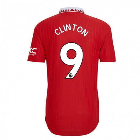 Kandiny Lapset Grace Clinton #9 Punainen Kotipaita 2022/23 Lyhythihainen Paita T-paita