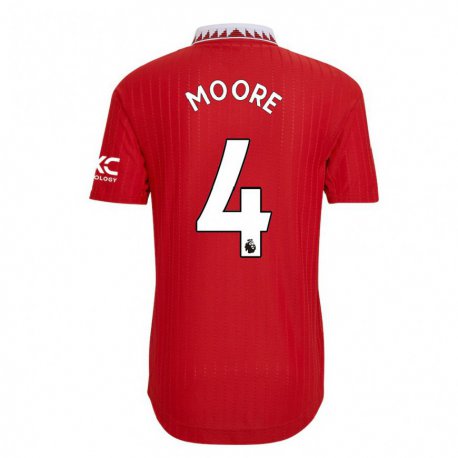 Kandiny Lapset Jade Moore #4 Punainen Kotipaita 2022/23 Lyhythihainen Paita T-paita