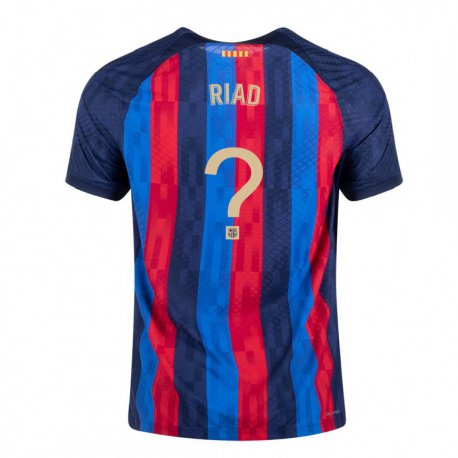 Kandiny Lapset Chadi Riad #0 Sininen Scarlet Kotipaita 2022/23 Lyhythihainen Paita T-paita