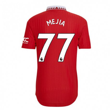 Kandiny Lapset Mateo Mejia #77 Punainen Kotipaita 2022/23 Lyhythihainen Paita T-paita