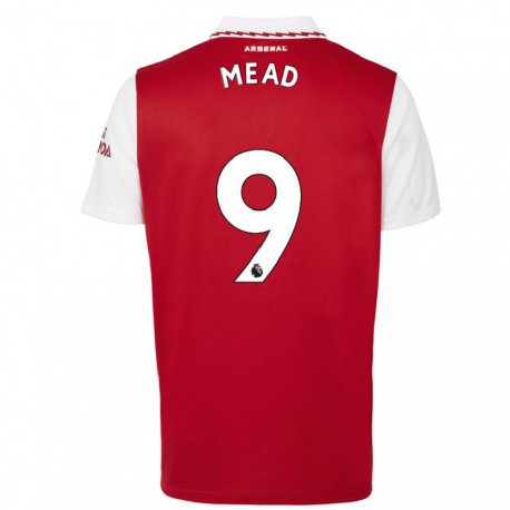 Kandiny Lapset Beth Mead #9 Punainen Valkoinen Kotipaita 2022/23 Lyhythihainen Paita T-paita