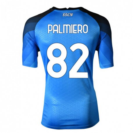 Kandiny Lapset Luca Palmiero #82 Tummansininen Harmaa Kotipaita 2022/23 Lyhythihainen Paita T-paita