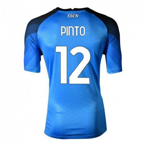 Kandiny Lapset Ciro Pinto #12 Tummansininen Harmaa Kotipaita 2022/23 Lyhythihainen Paita T-paita