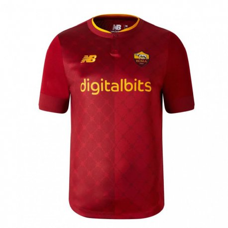 Kandiny Lapset Paulo Dybala #21 Ruskea Punainen Kotipaita 2022/23 Lyhythihainen Paita T-paita