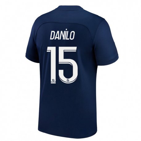 Kandiny Lapset Danilo Pereira #15 Tumma Sininen Punainen Kotipaita 2022/23 Lyhythihainen Paita T-paita
