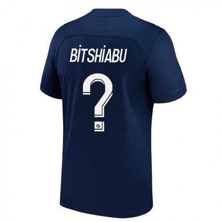 Kandiny Lapset El Chadaille Bitshiabu #0 Tumma Sininen Punainen Kotipaita 2022/23 Lyhythihainen Paita T-paita