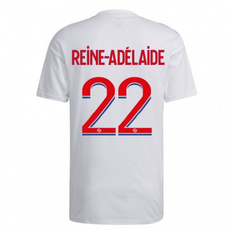 Kandiny Lapset Jeff Reine-adelaide #22 Valkoinen Sininen Punainen Kotipaita 2022/23 Lyhythihainen Paita T-paita