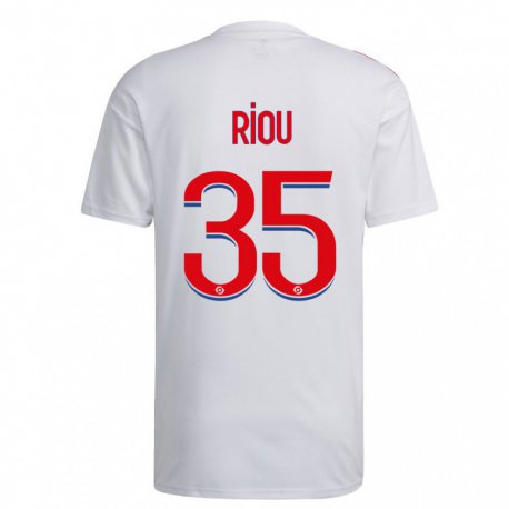 Kandiny Lapset Remy Riou #35 Valkoinen Sininen Punainen Kotipaita 2022/23 Lyhythihainen Paita T-paita