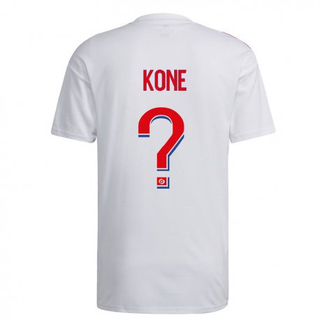 Kandiny Lapset Youssouf Kone #0 Valkoinen Sininen Punainen Kotipaita 2022/23 Lyhythihainen Paita T-paita