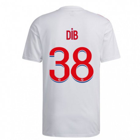 Kandiny Lapset Djibrail Dib #38 Valkoinen Sininen Punainen Kotipaita 2022/23 Lyhythihainen Paita T-paita