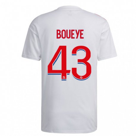 Kandiny Lapset Philippe Boueye #43 Valkoinen Sininen Punainen Kotipaita 2022/23 Lyhythihainen Paita T-paita