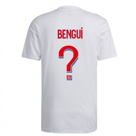 Kandiny Lapset Justin Bengui #0 Valkoinen Sininen Punainen Kotipaita 2022/23 Lyhythihainen Paita T-paita