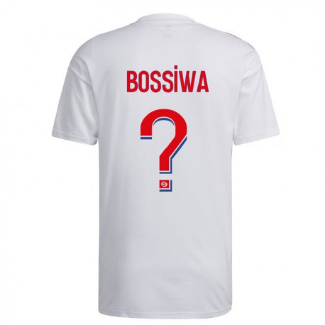 Kandiny Lapset Samuel Bossiwa #0 Valkoinen Sininen Punainen Kotipaita 2022/23 Lyhythihainen Paita T-paita