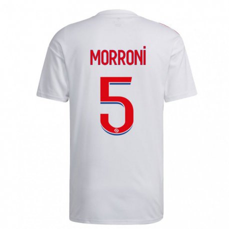 Kandiny Lapset Perle Morroni #5 Valkoinen Sininen Punainen Kotipaita 2022/23 Lyhythihainen Paita T-paita