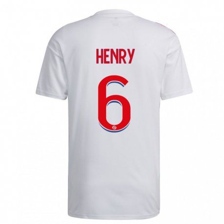 Kandiny Lapset Amandine Henry #6 Valkoinen Sininen Punainen Kotipaita 2022/23 Lyhythihainen Paita T-paita