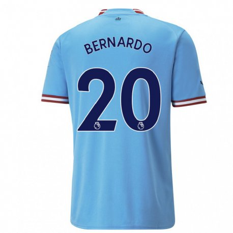 Kandiny Lapset Bernardo Silva #20 Sininen Punainen Kotipaita 2022/23 Lyhythihainen Paita T-paita