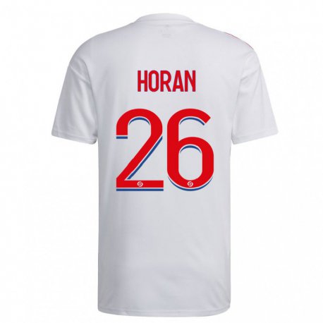 Kandiny Lapset Lindsey Horan #26 Valkoinen Sininen Punainen Kotipaita 2022/23 Lyhythihainen Paita T-paita