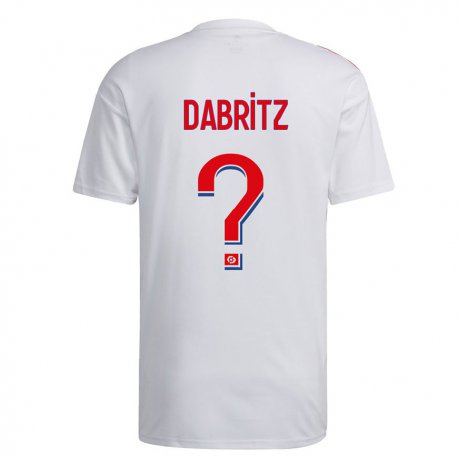 Kandiny Lapset Sara Dabritz #0 Valkoinen Sininen Punainen Kotipaita 2022/23 Lyhythihainen Paita T-paita