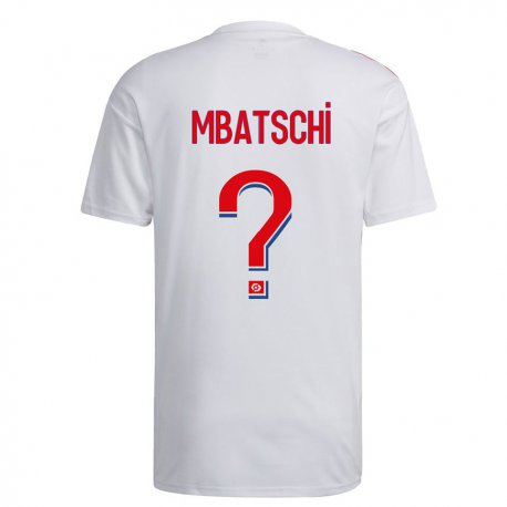 Kandiny Lapset Prince Mbatschi #0 Valkoinen Sininen Punainen Kotipaita 2022/23 Lyhythihainen Paita T-paita