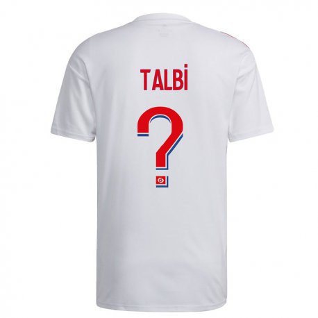 Kandiny Lapset Ryad Talbi #0 Valkoinen Sininen Punainen Kotipaita 2022/23 Lyhythihainen Paita T-paita