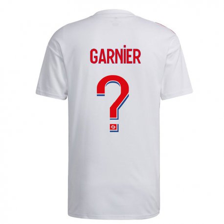 Kandiny Lapset Erawan Garnier #0 Valkoinen Sininen Punainen Kotipaita 2022/23 Lyhythihainen Paita T-paita