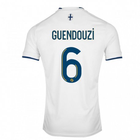 Kandiny Lapset Matteo Guendouzi #6 Valkoinen Safiiri Kotipaita 2022/23 Lyhythihainen Paita T-paita