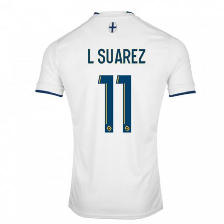 Kandiny Lapset Luis Suarez #11 Valkoinen Safiiri Kotipaita 2022/23 Lyhythihainen Paita T-paita