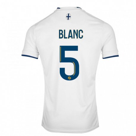 Kandiny Lapset Amandine Blanc #5 Valkoinen Safiiri Kotipaita 2022/23 Lyhythihainen Paita T-paita