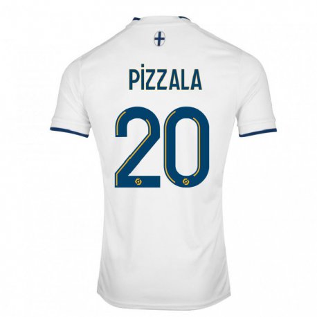 Kandiny Lapset Caroline Pizzala #20 Valkoinen Safiiri Kotipaita 2022/23 Lyhythihainen Paita T-paita